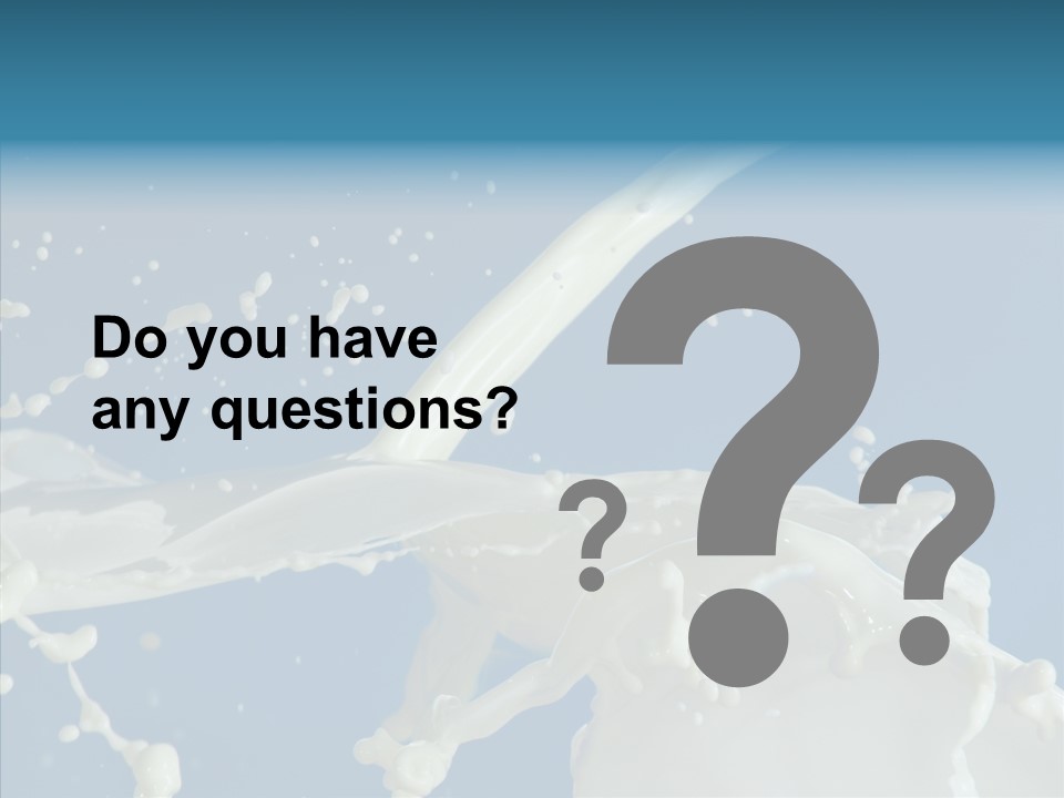 Yoghurt Skimmed Pasteurized PowerPoint Template