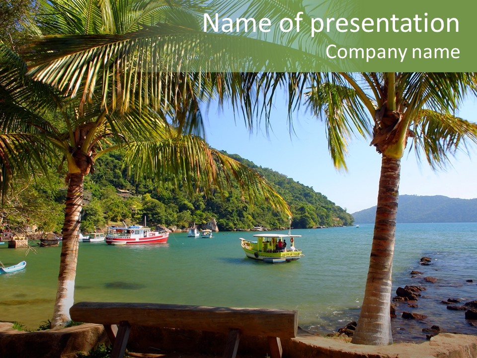 Landscape Brazil Mirim PowerPoint Template