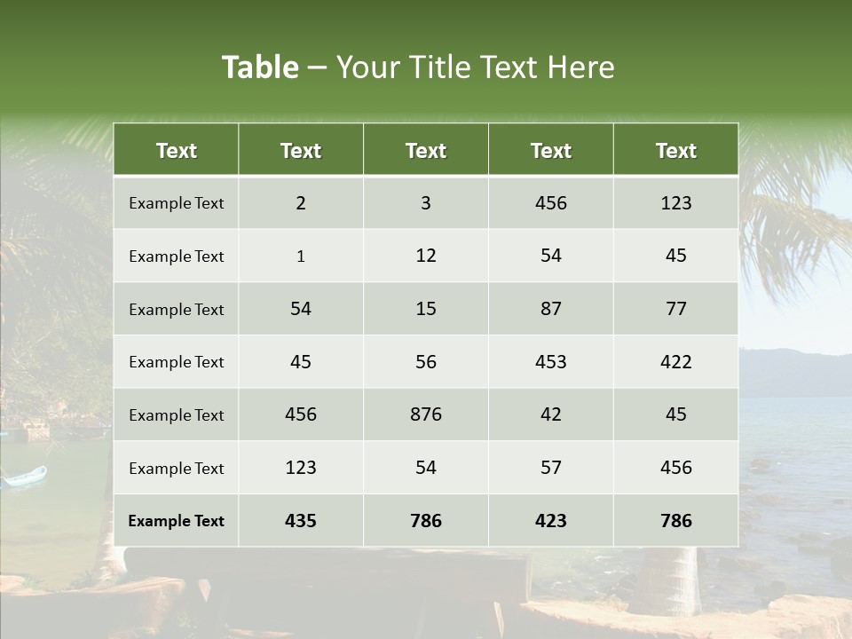 Landscape Brazil Mirim PowerPoint Template