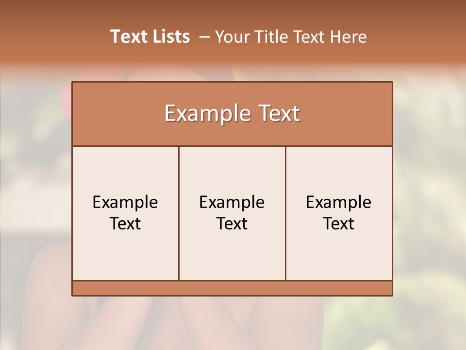 Healthy Body Natural PowerPoint Template