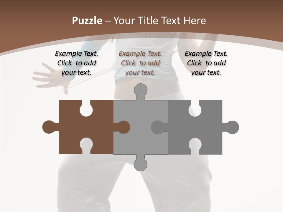 Art Stunt Woman PowerPoint Template