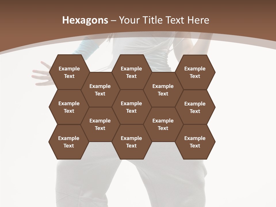 Art Stunt Woman PowerPoint Template