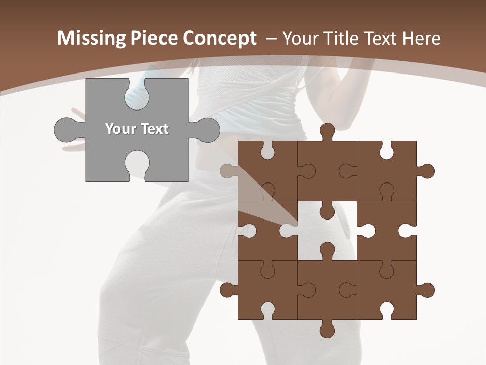 Art Stunt Woman PowerPoint Template