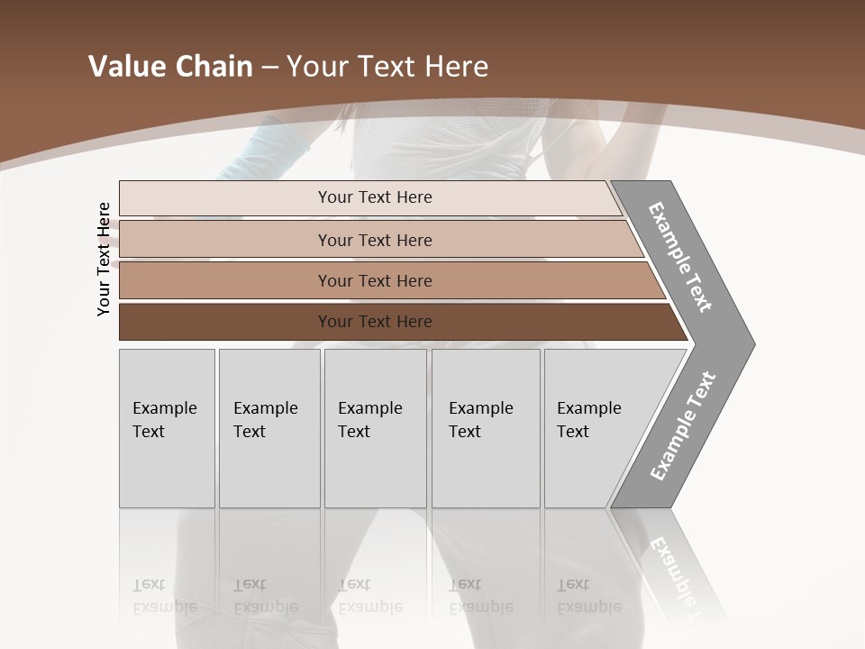 Art Stunt Woman PowerPoint Template