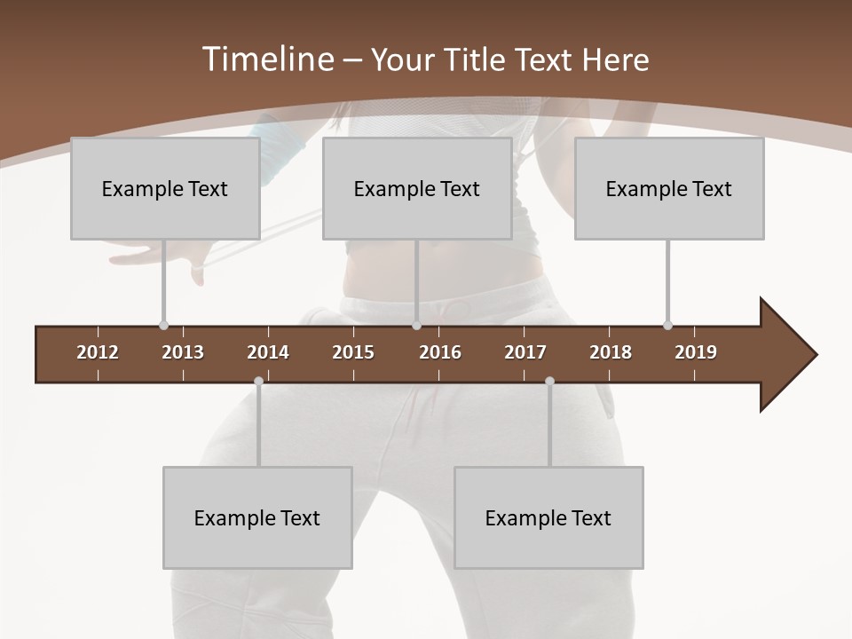 Art Stunt Woman PowerPoint Template