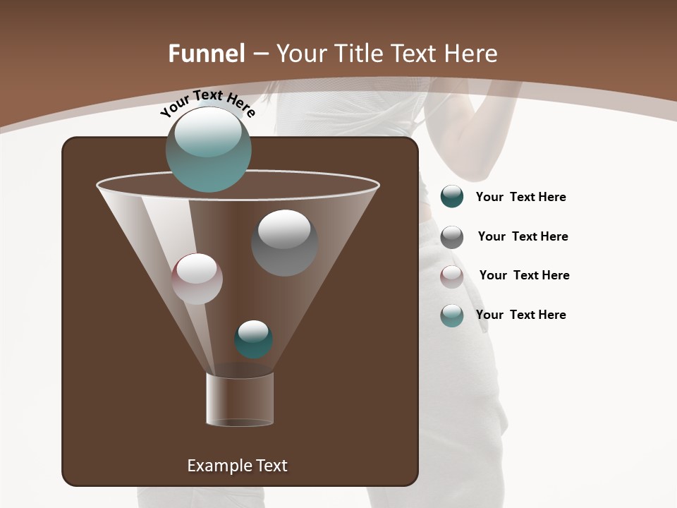 Art Stunt Woman PowerPoint Template