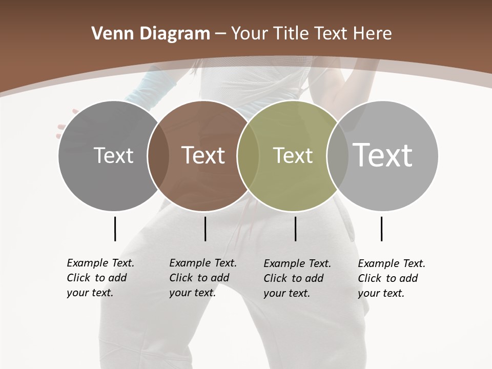 Art Stunt Woman PowerPoint Template