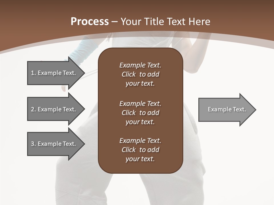Art Stunt Woman PowerPoint Template