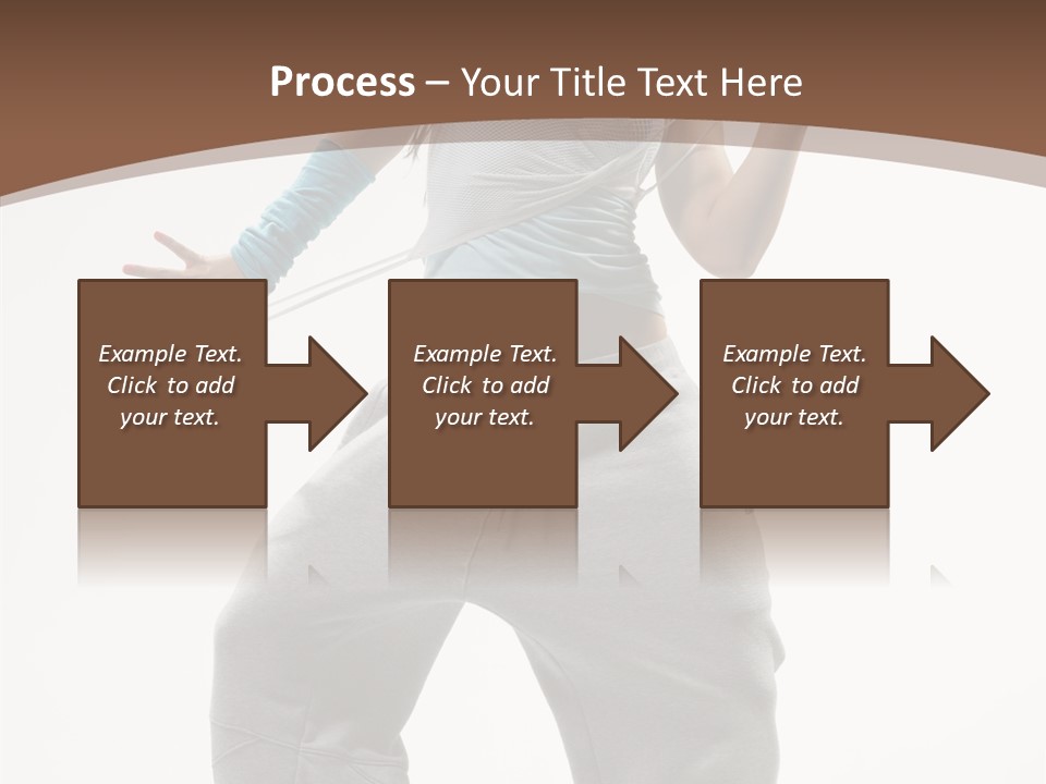 Art Stunt Woman PowerPoint Template