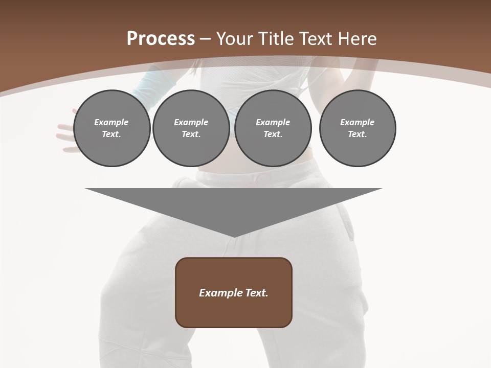 Art Stunt Woman PowerPoint Template