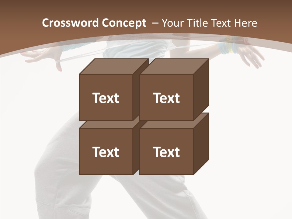 Fashion Stunt Artist PowerPoint Template