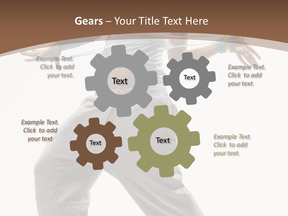 Fashion Stunt Artist PowerPoint Template