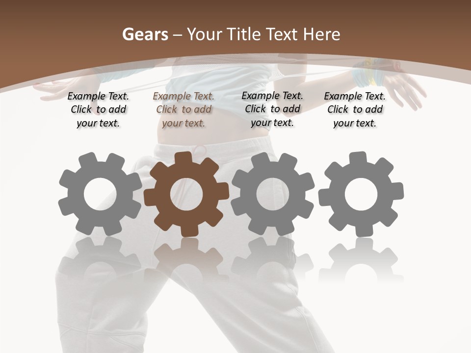 Fashion Stunt Artist PowerPoint Template