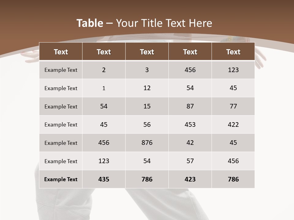 Fashion Stunt Artist PowerPoint Template