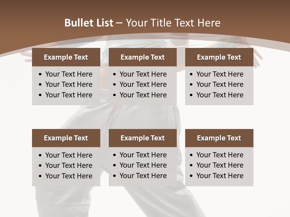 Fashion Stunt Artist PowerPoint Template