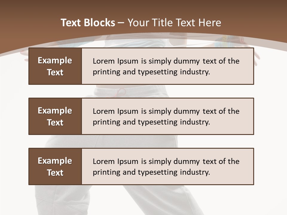 Fashion Stunt Artist PowerPoint Template