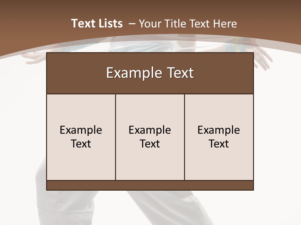 Fashion Stunt Artist PowerPoint Template