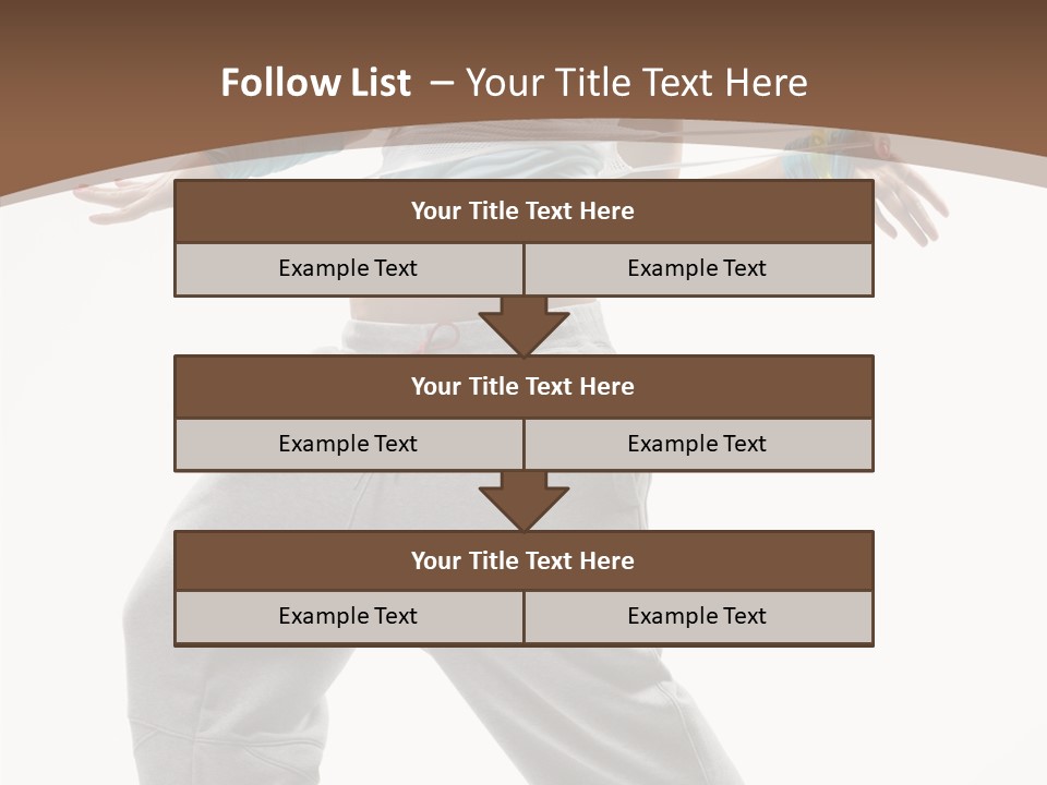 Fashion Stunt Artist PowerPoint Template