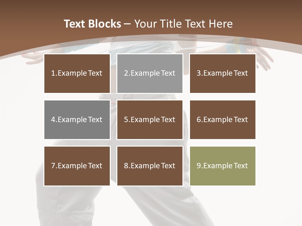 Fashion Stunt Artist PowerPoint Template