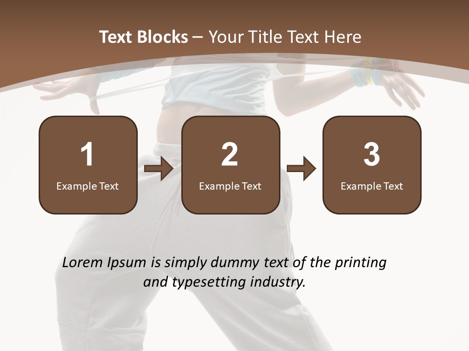 Fashion Stunt Artist PowerPoint Template