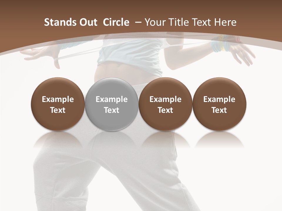 Fashion Stunt Artist PowerPoint Template