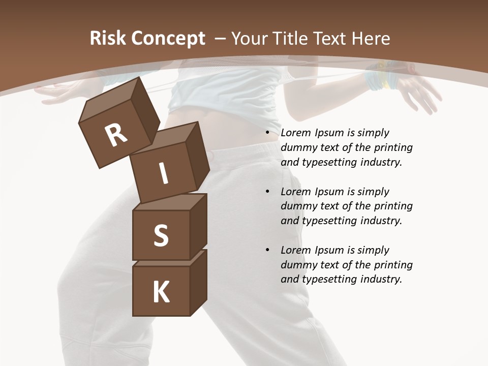 Fashion Stunt Artist PowerPoint Template