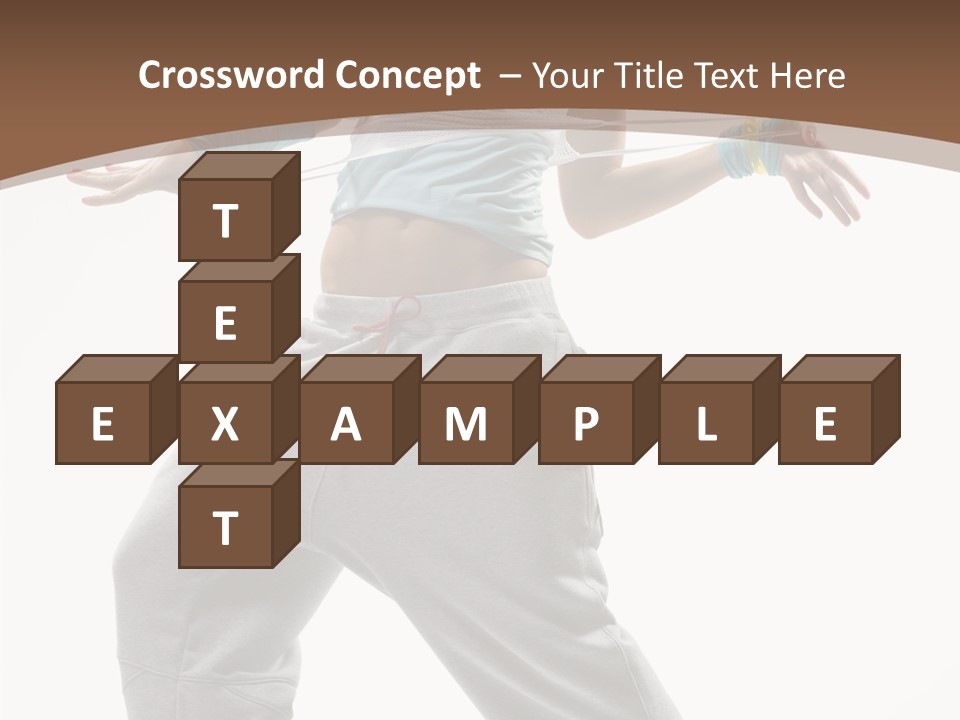 Fashion Stunt Artist PowerPoint Template