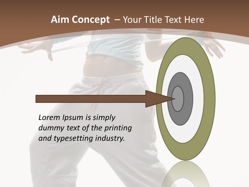 Fashion Stunt Artist PowerPoint Template