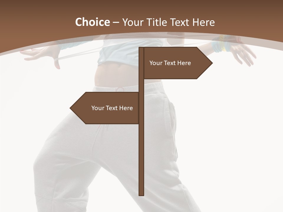 Fashion Stunt Artist PowerPoint Template