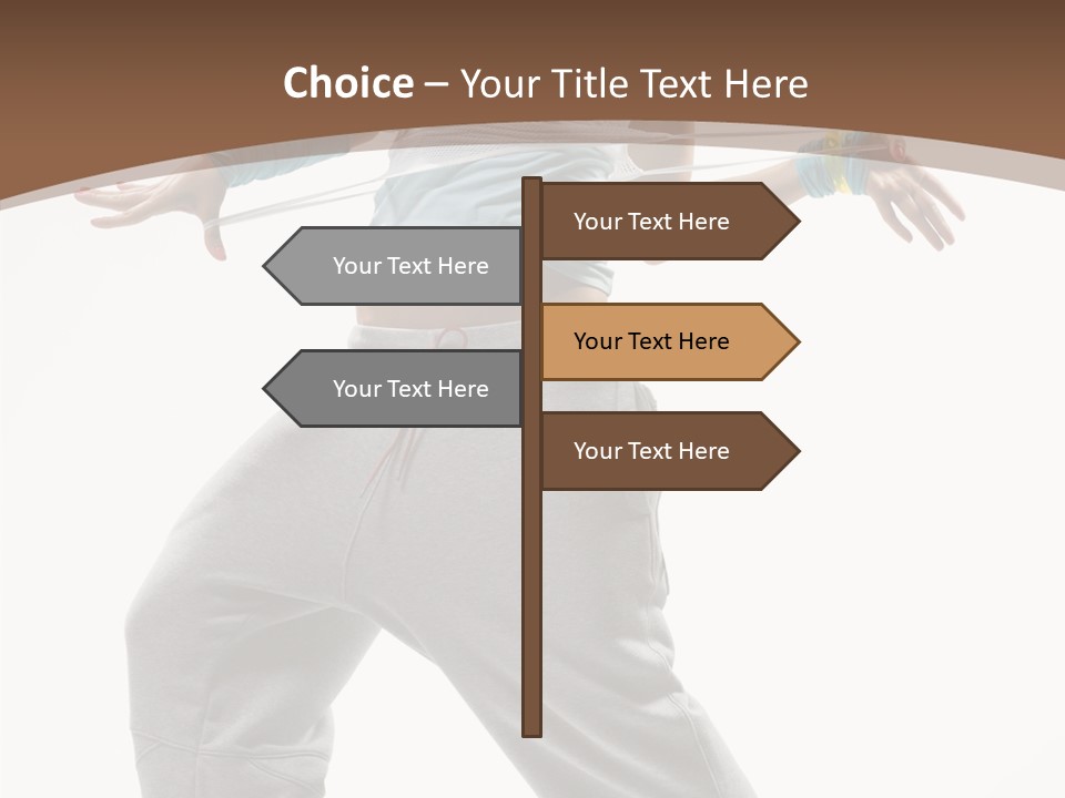 Fashion Stunt Artist PowerPoint Template