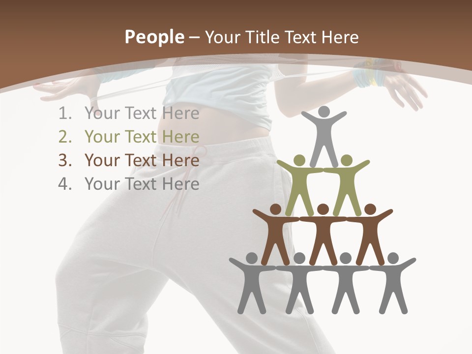 Fashion Stunt Artist PowerPoint Template