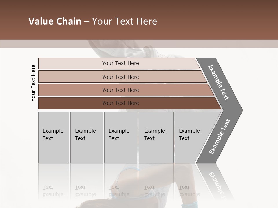Aerobics Young Balance PowerPoint Template