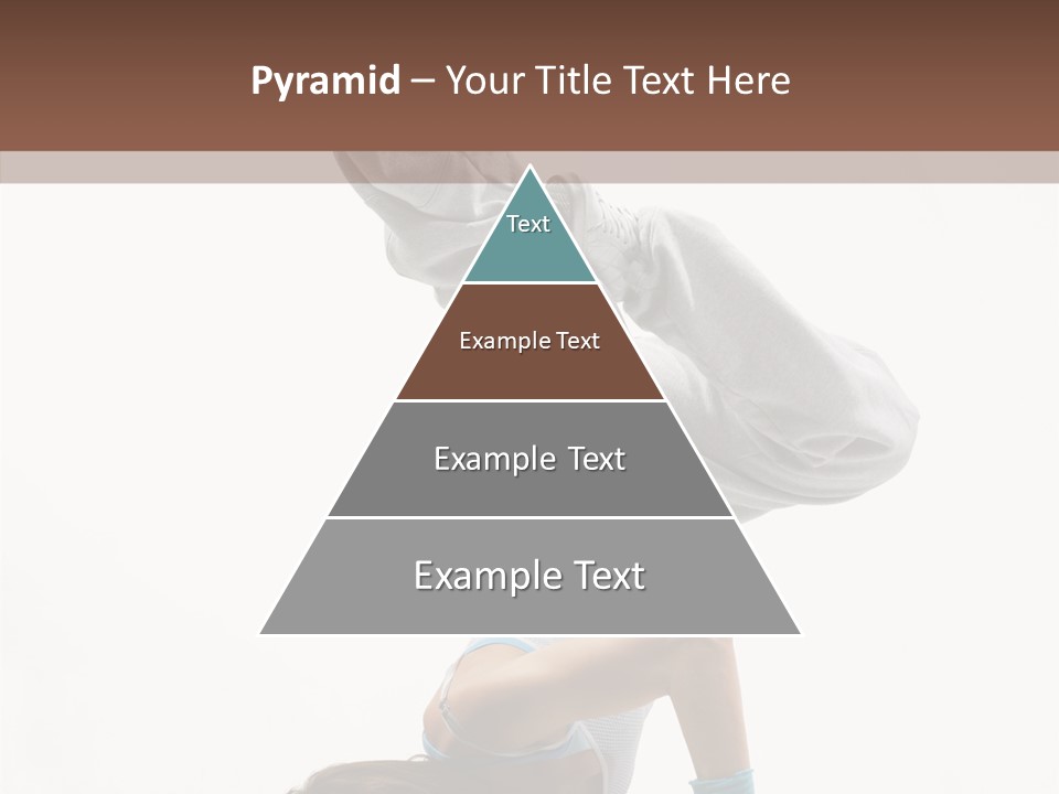 Aerobics Young Balance PowerPoint Template