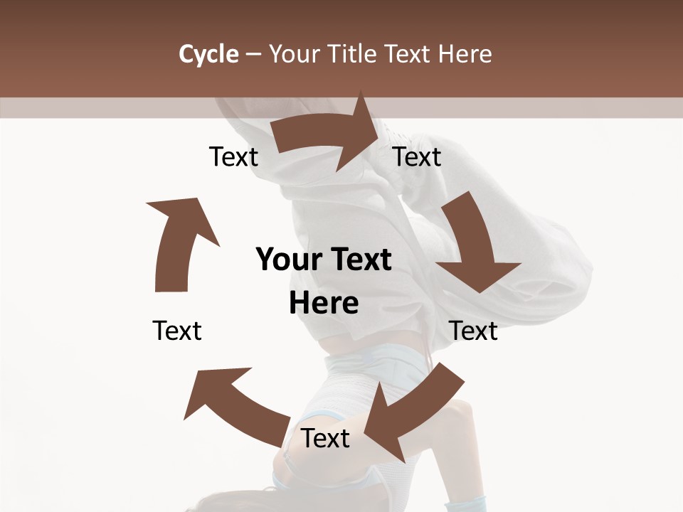 Aerobics Young Balance PowerPoint Template