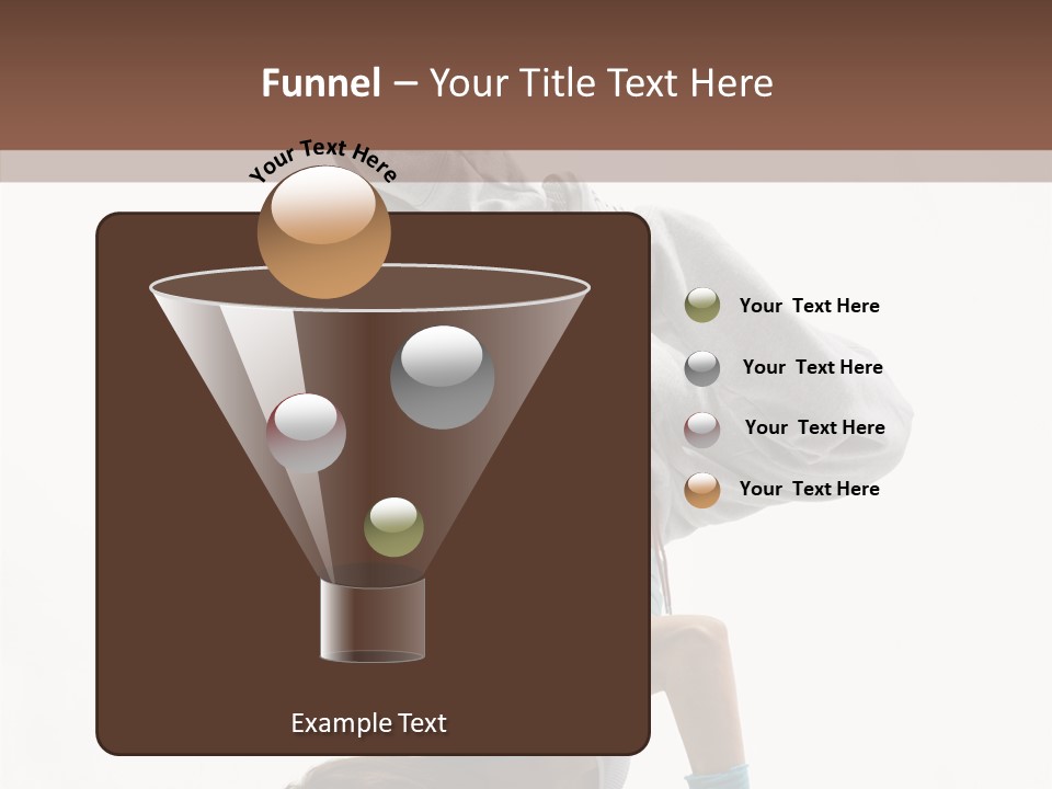 Aerobics Young Balance PowerPoint Template