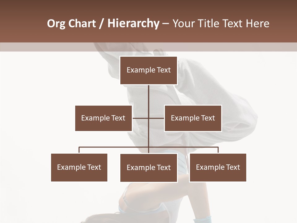 Aerobics Young Balance PowerPoint Template