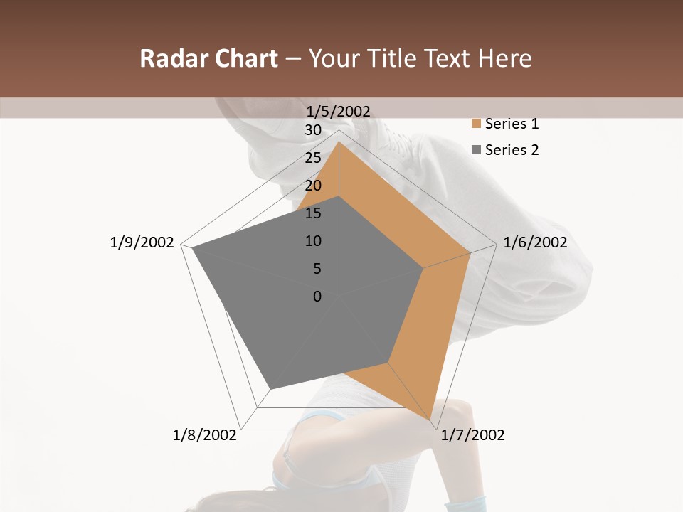 Aerobics Young Balance PowerPoint Template