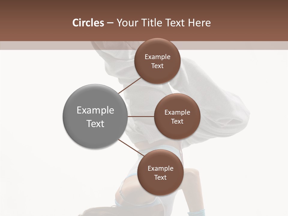 Aerobics Young Balance PowerPoint Template