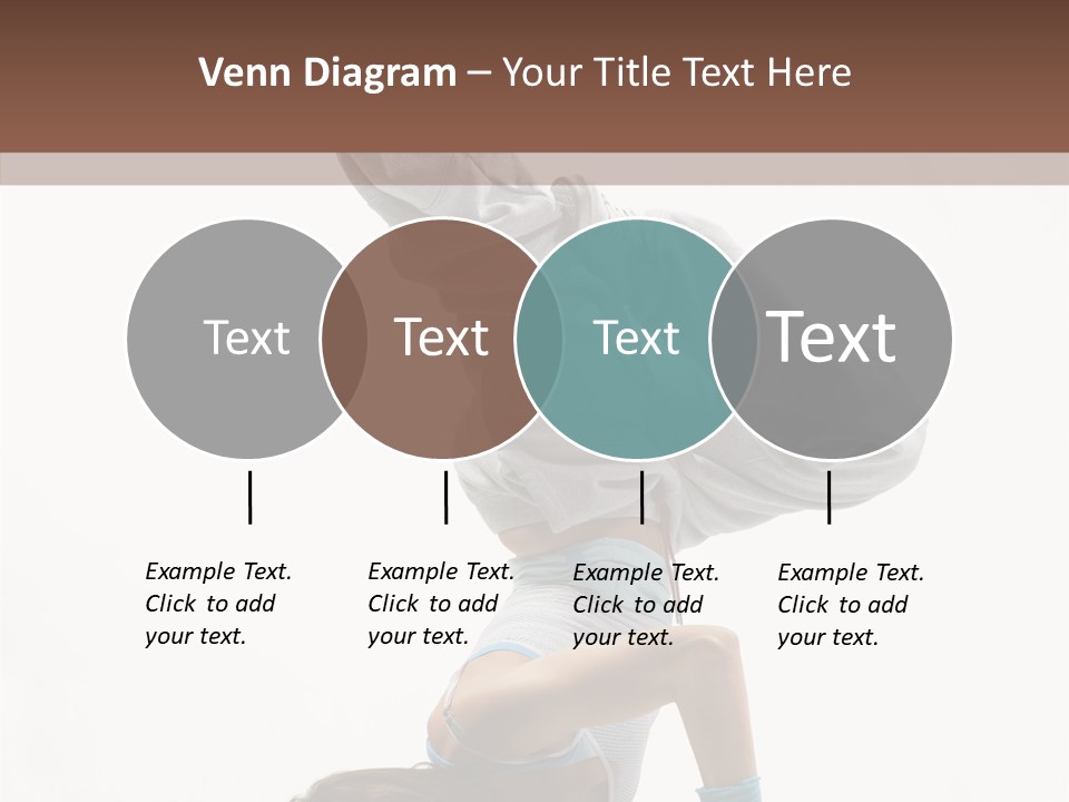 Aerobics Young Balance PowerPoint Template