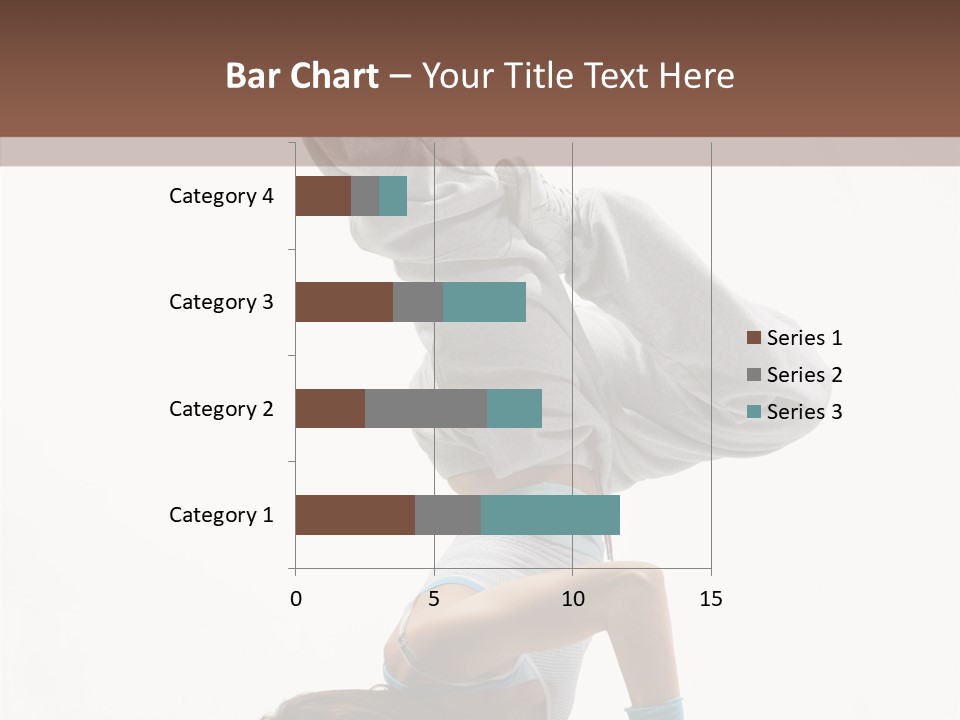 Aerobics Young Balance PowerPoint Template