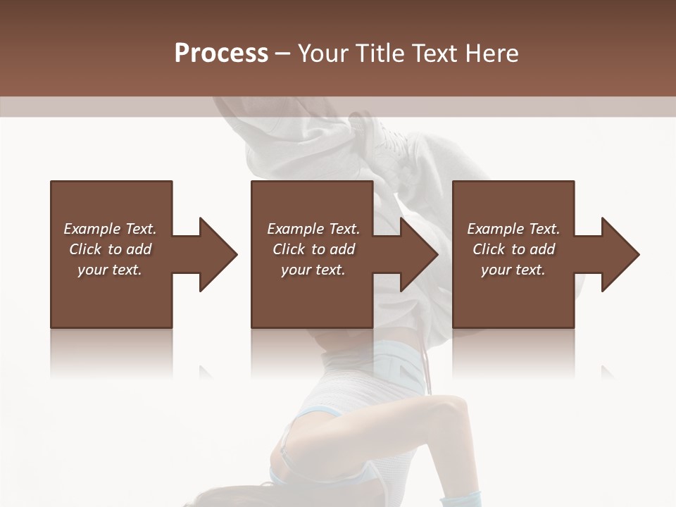 Aerobics Young Balance PowerPoint Template