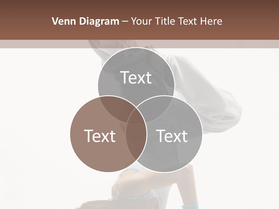 Aerobics Young Balance PowerPoint Template