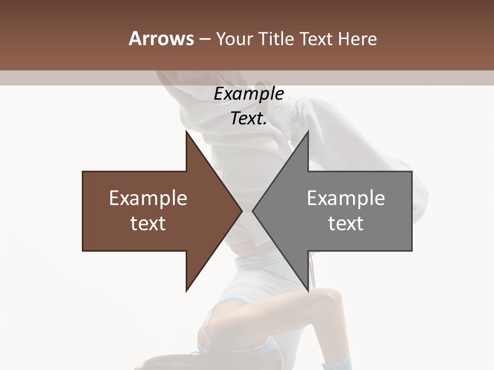 Aerobics Young Balance PowerPoint Template