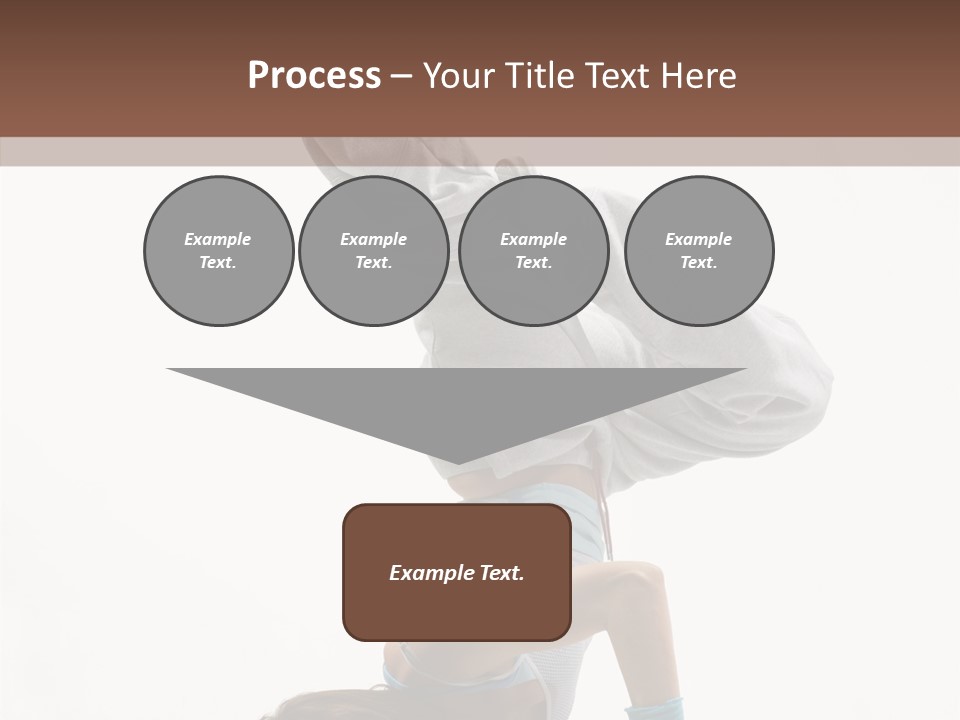 Aerobics Young Balance PowerPoint Template