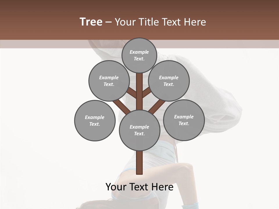 Aerobics Young Balance PowerPoint Template