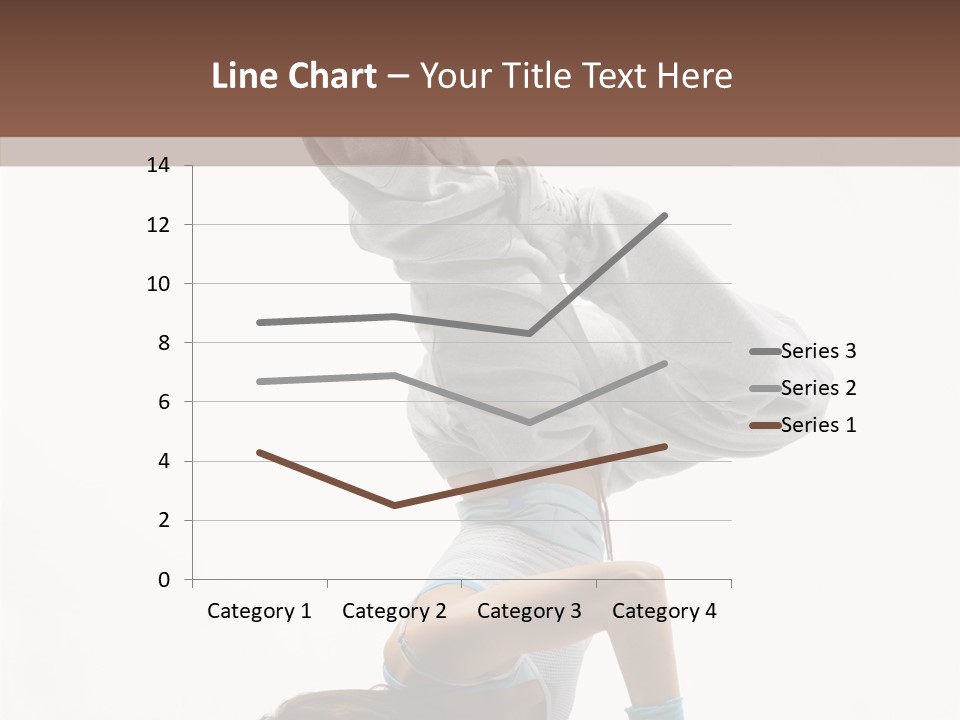Aerobics Young Balance PowerPoint Template