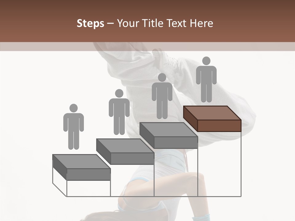 Aerobics Young Balance PowerPoint Template