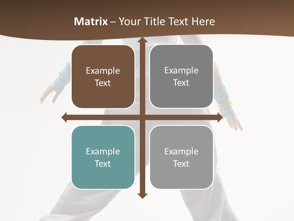 Gymnastics Performer Elegance PowerPoint Template