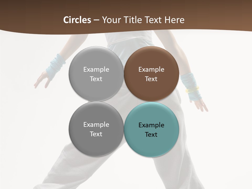 Gymnastics Performer Elegance PowerPoint Template