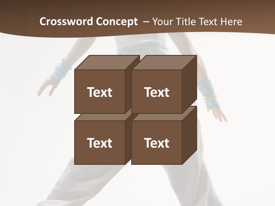 Gymnastics Performer Elegance PowerPoint Template